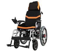 Paaiis Silla de Ruedas Eléctrica, Joystick de 360 °, Batería de Litio, Silla de Ruedas de Transporte Plegable Ligera, Sillas de Ruedas eléctricas para Adultos Mayores, Andador con Andador con Asi