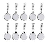 Paaruter 10 Piezas SublimacióN en de Transferencia de de Metal Llaveros de Tablero en para SublimacióN DIY 40 Mm