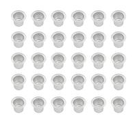 Paaruter 100 Piezas de Insertos de Velas de Metal, Portavelas de Metal para Velas, para Mesa de Madera con de, DiáMetro de 0,87 Pulgadas