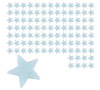 Paaruter 100 X Estrellas Etiqueta Etiqueta de la Pared Etiqueta Fosforescente Etiqueta de la Pared para Dormitorio Ventana Etiqueta de Techo de Pared