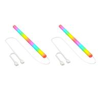 Paaruter 2 Fundas de Silicona ARGB para Radiadores de Refrigeración por Agua, Chaleco de Tubo Suave Luminoso de 5 V y 3, Decoración ARGB para Computadora B