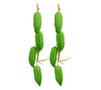 Paaruter 2 Piezas de SimulacióN Artificial de Alimentos y Verduras, Accesorios de FotografíA para DecoracióN de la HabitacióN, Hogar, DecoracióN de Pared NavideñA, Estilo A