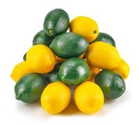 Paaruter 20 Piezas de Limones de Frutas Artificiales para el Hogar, Cocina, Festival, DecoracióN de Fiesta, DecoracióN de Centro de Mesa de Boda
