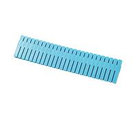 Paaruter 4 Piezas DIY PláStico CajóN Rejilla Separador Divisor ParticióN Almacenamiento Organizador Ropa Interior Maquillaje Tablilla Azul