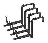 Paaruter 4 Soportes Ajustables para Maceteros (6 A 12,5 Pulgadas) para Soportes para Jardineras, Jardineras para Ventanas, para Jardineras, Pared