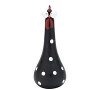 Paaruter Artesanías de Resina Adornos de Pollo de Resina Adornos de Decoración de Jardín de Resina de Pollo de Cuello Negro