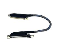 Paaruter Cable de Extensión para Tarjeta Gráfica PCIE 5.0 X16, Adaptador PCI-e GEN5 64GT/S Plateado para un Rendimiento Mejorado del Servidor, 60 cm.