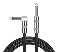 Paaruter Cable de Guitarra de 10 Pies, Cable de Amplificador de Bajo para Instrumento Eléctrico, Cable de Instrumento de Audio para Mandolina Eléctrica