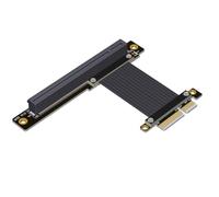 Paaruter Cable Elevador PCI-e 4.0 X4 A X16 Cable de Extensión de Tarjeta Gráfica PCI Express Gen4 64G/BPS para Gráficos RTX3090 RX6800xt A
