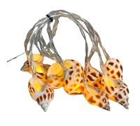 Paaruter Cadena de Luces con Temática Playera, Conchas y Caracolas LED, Luces Decorativas, y Luces Ambientales
