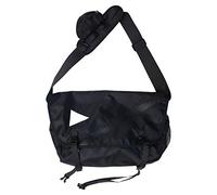 Paaruter Calle Harajuku Marea Función de un Hombro Dead Fly Casual Tooling Hip Hop Mochila para Hombre y Mujer Negro