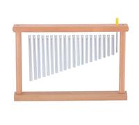Paaruter Carillón de Viento de Madera con de Madera y Sonido de 20 Tonos con Varillas, Instrumento de Percusión A