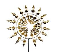 Paaruter de Viento Mágico de Metal, Hilanderos de Adorno, de Viento para Jardín, Terraza, Césped, Paisaje de Patio B