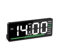 Paaruter Despertador Potente para Personas Que Duermen Profundamente, Despertador Digital LED para Dormitorios, Temperatura, Fecha y Alarmas Duales.