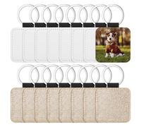 Paaruter en de SublimacióN de 16 Piezas, de PU con Purpurina, de Transferencia de para Manualidades DIY, Cuadrado