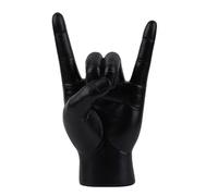 Paaruter Estatua de Gesto de Mano de Rock, Arte de Música Rock, Escultura de Dedo Artesanal para Amantes de la Música Rock, Decoración de Sala de Estudio, L