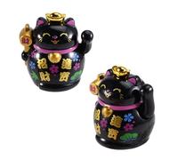 Paaruter Estatuas de Gatos Lindas, Adornos de Feng Shui de Gatos, Hogar, Oficina, Decoración del Tablero del Automóvil