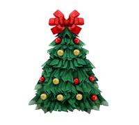 Paaruter Guirnalda de Árbol de Navidad Hecha A Mano, de Árbol de Navidad, Decoración Frontal de Flores para Árbol de Navidad