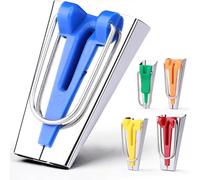 Paaruter Herramienta para Hacer Cintas Al Bies de 5 Tamaños, Herramienta para Hacer Cintas Al Bies para Coser Acolchados de Tela, Personalizar, Herramienta para Acolchar con Bies Sólido