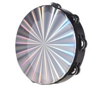 Paaruter Instrumento de Percusión Orff de 6 Pulgadas, con Campanas de Mano de Doble, Ideal para Niños y Adultos, para Bailar y Cantar.