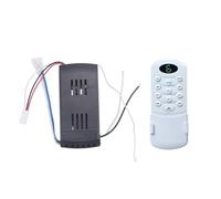 Paaruter Kit de Control Remoto para Ventilador de Techo de 30 W y 6 Velocidades. Reemplazo de Control Remoto y Receptor para Ventiladores y Luces de Techo de CC.