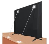 Paaruter Kit de Correas de Seguridad Ajustables para TV de 42 Pulgadas, Anclajes Antivuelco Sin Taladro para Bebés, Fija Muebles A la Pared.