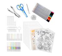 Paaruter Kit de Llaveros A Granel, Láminas de Plástico Retráctil para Accesorios de Llaveros, Láminas de Película Retráctil para Marcar Manualidades.