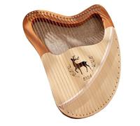Paaruter Lyre Arpa de Alta Calidad Lyre Arpa de Caoba de Madera Maciza Lyre Arpa Instrumento con Caja de la Caja Cuerdas de Repuesto 27 Cuerdas