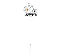 Paaruter Molinetes para Patio y Jardín,Señal de con Estacas,Decoración Artística de Jardines Estilo Bicicleta,Decoración de Jardín Al Aire Libre