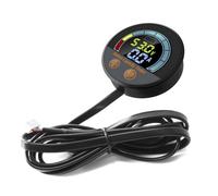 Paaruter Monitor Batería CC 8 V A 100 V con Comprobador Capacidad Corriente y Voltaje Derivación, Medidor Batería para Autocaravana, Medidor Coulomb para Manillar 100 A.