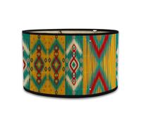 Paaruter Pantallas de Lámpara Impresión Pantalla de Lámpara Ovalada 30x30x20CM Pantallas de Lámpara Vintage para Lámparas de Araña y Lámparas de Pie B