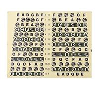 Paaruter Pegatinas de Guitarra Pegatinas de Guitarra Pegatinas de DiapasóN Pegatinas de Acordes de Guitarra Pegatinas de DiapasóN