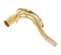 Paaruter Puerto de 28 mm Cobre Dorado Alto Tenor Codo Cuello Curvo Piezas de Repuesto para SaxofóN