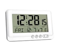 Paaruter Reloj Digital A Pilas, Despertador para Dormitorio, Estantería, Escritorio, Mesita de Noche, Despertador de Viaje con Alarma Dual.