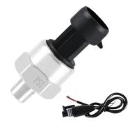 Paaruter Sensor Transductor de Presión de 150 PSI con Arnés Conector, Transmisor de Presión de Acero Inoxidable con Rosca NPT de 1/8 Pulgadas para Aceite