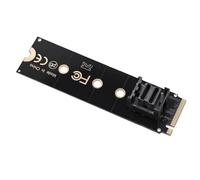 Paaruter Tarjeta Conversora M.2 NVME A U.2 Mkey PCIeX4 Tarjeta Adaptadora de Disco Duro M.2 PCIe A SFF8643 Compatible con SSD 2230/42/60/80