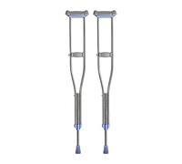 PAASHE Muletas de Acero Inoxidable, Bastones Ajustables en Altura, Bastones médicos para Caminar bajo el Brazo, bastón para Caminar para Adultos, muleta cómoda