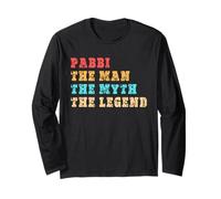 PABBI, The Man, The Myth, The Legend, Tee for Father Manga Larga