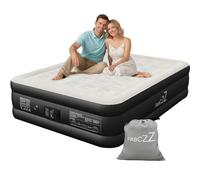 PABCZZ Colchón de aire Queen con bomba integrada, colchón inflable grueso de 18 pulgadas para un fácil viaje, soporta hasta 650 libras