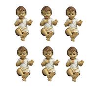 Paben Articoli Religiosi 6 piezas niño Jesús niño de resina 4,5 cm