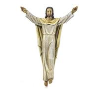 Paben Artículos religiosos Estatua de Jesús Resucitado para colgar en resina 30,8 cm