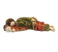 Paben - Estatua de San José durmiendo, artículo religioso 19,5 cm, de resina.