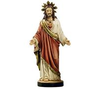 PABEN Estatua del Sagrado Corazón de Jesús en resina 13 cm