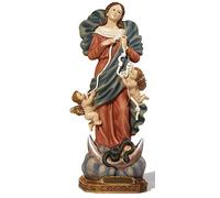 PABEN Estatua Madonna disuelve nudos de resina cm. 14.5 by