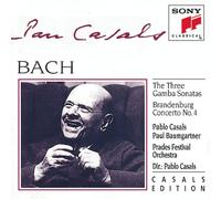 Pablo Casals, P Bach: 3 Viola da gamba Sonatas, BWV 1027- (CD) (Importación USA)