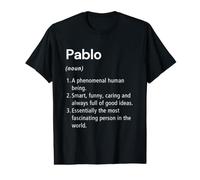 Pablo Definición de Nombre Diccionario Divertido Camiseta gráfica económica