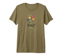 Pablo Picasso Flores de la Paz Dibujo Obra De Arte PAPL2192 Camiseta Premium