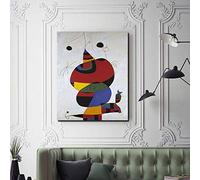 Pablo Picasso Miro Mujer Pájaro Estrella Lienzo Pintura Impresiones Sala de estar Decoración del hogar Arte moderno de la pared Pintura al óleo Póster23.6 "x 35.4" (60x90cm) Sin marco