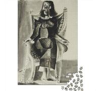 Pablo Picasso Museo Rompecabezas Imposible, Rompecabezas Arte De Madera, Puzzles Grabado 1000 Piezas para Adolescente, Decoración del Hogar, Reunión Familiar Juguete