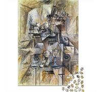 Pablo Picasso Rompecabezas Museo, Rompecabezas Arte De Madera Adultos, Imposable Puzzle Pinturaarte 1000pcs, Juguetes Educativos, Puzzles para Amantes O Amigos